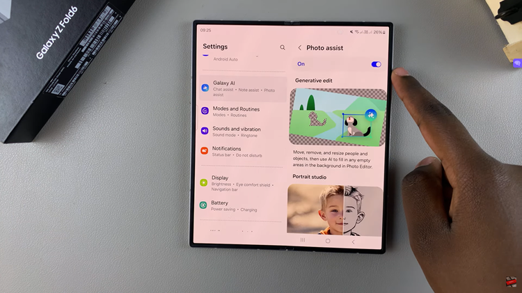 Move Objects In Photos On Samsung Galaxy Z Fold 6