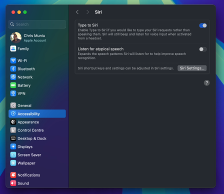 How To Enable Type To Siri On Mac