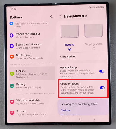 How To Turn 'Circle To Search' ON On Galaxy Z Fold 6