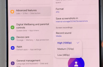 How To Change Quality Of Screen Recordings On Galaxy Z Fold 6