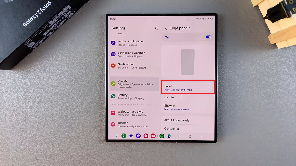 How To Uninstall Edge Panels On Samsung Galaxy Z Fold 6