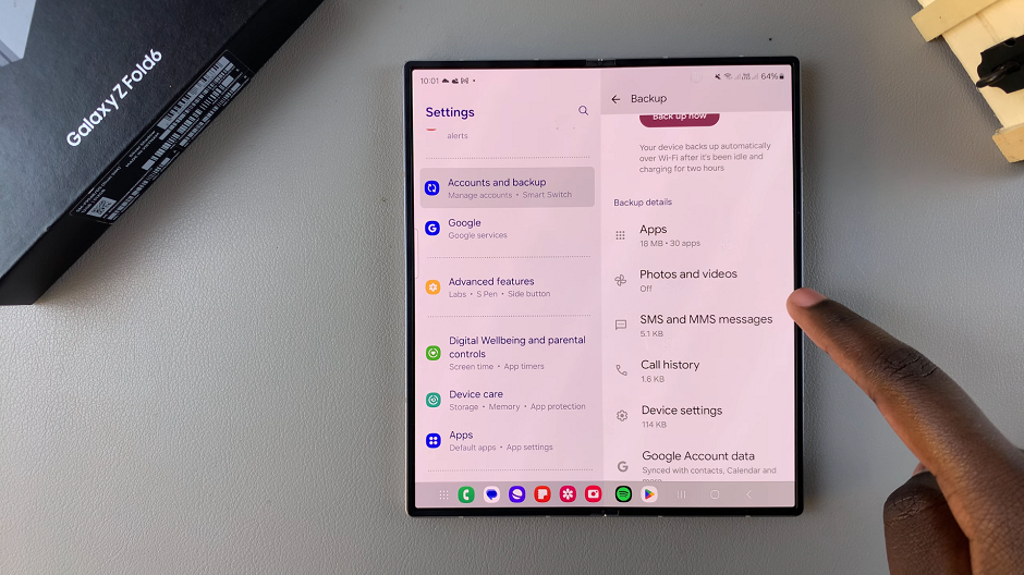 How To Back Up Photos & Videos To Google Drive On Galaxy Z Fold 6