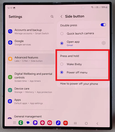 How To Set Side Key To Open Bixby On Galaxy Z Fold 6