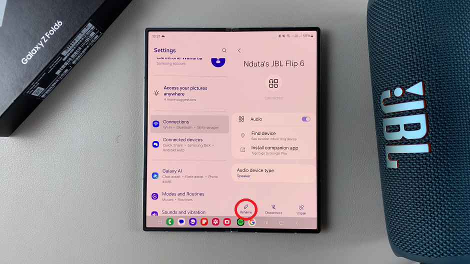 How To Rename Bluetooth Device On Galaxy Z Fold 6