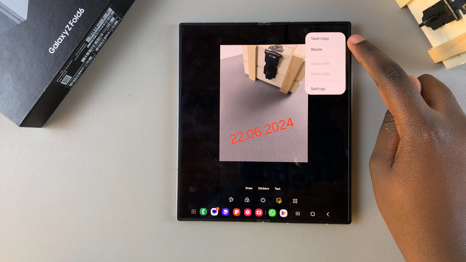 Save Photos with Date & Time On Galaxy Z Fold 6