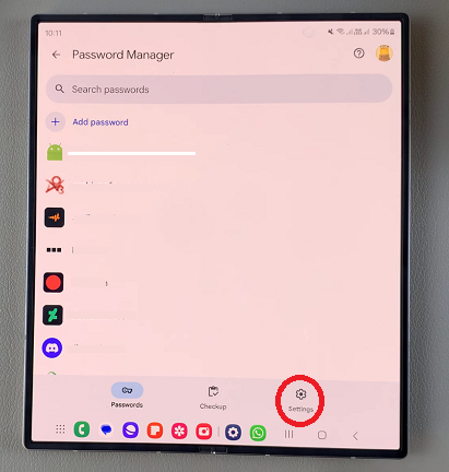 How To Enable 'Offer to Save Passwords' In Google Password Manager On Galaxy Z Fold 6