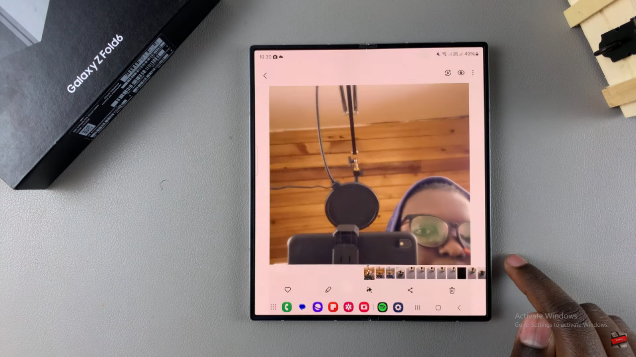 Enable/ Disable Selfie Camera Mirror Effect On Samsung Galaxy Z Fold 6