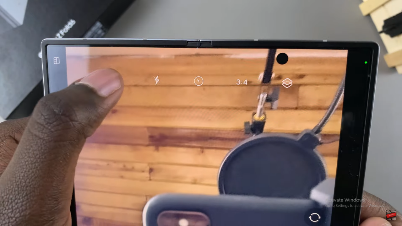 Enable/ Disable Selfie Camera Mirror Effect On Samsung Galaxy Z Fold 6