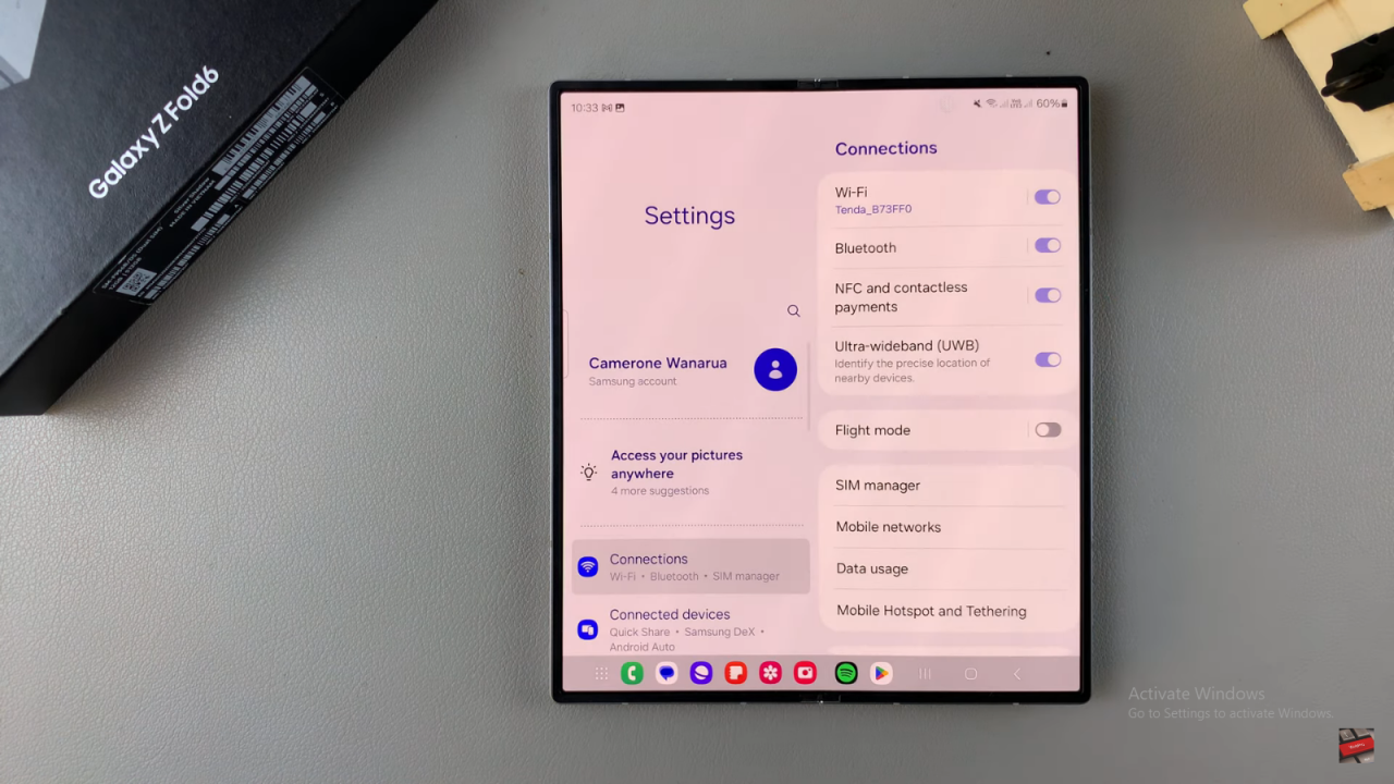 Customize Keyboard Layout On Samsung Galaxy Z Fold 6