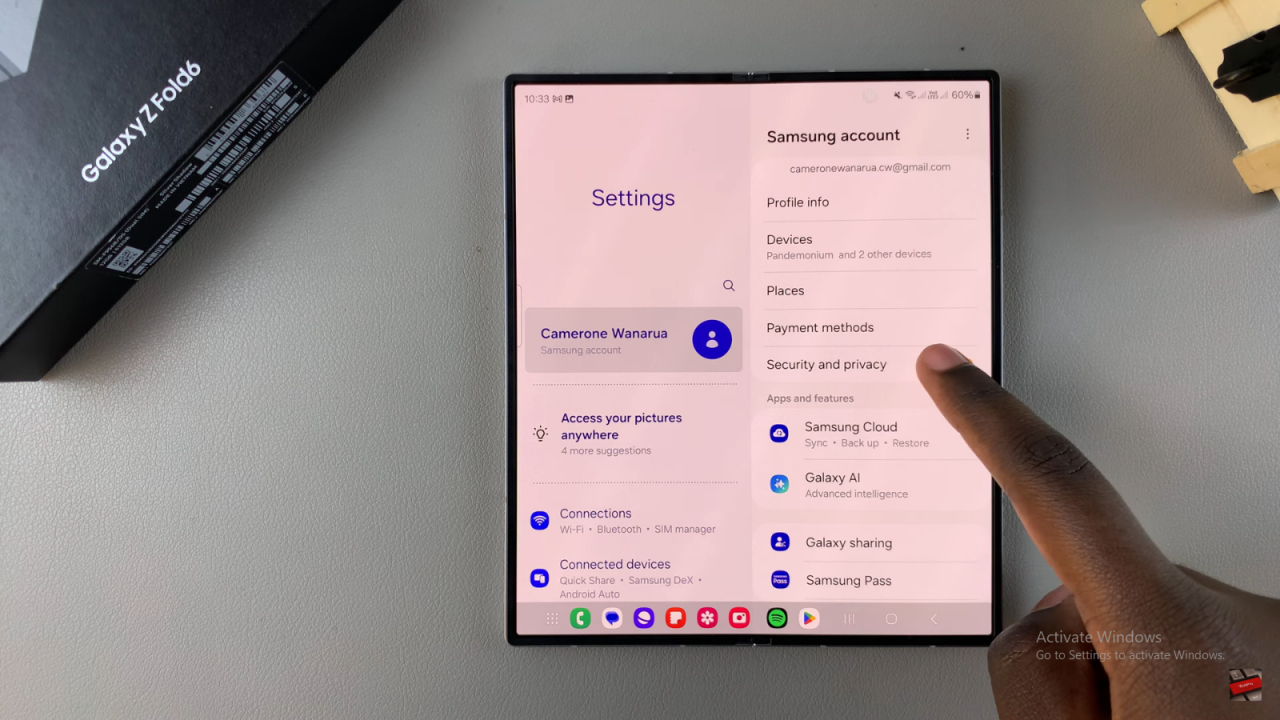  Disable Customization Service On Samsung Galaxy Z Fold 6