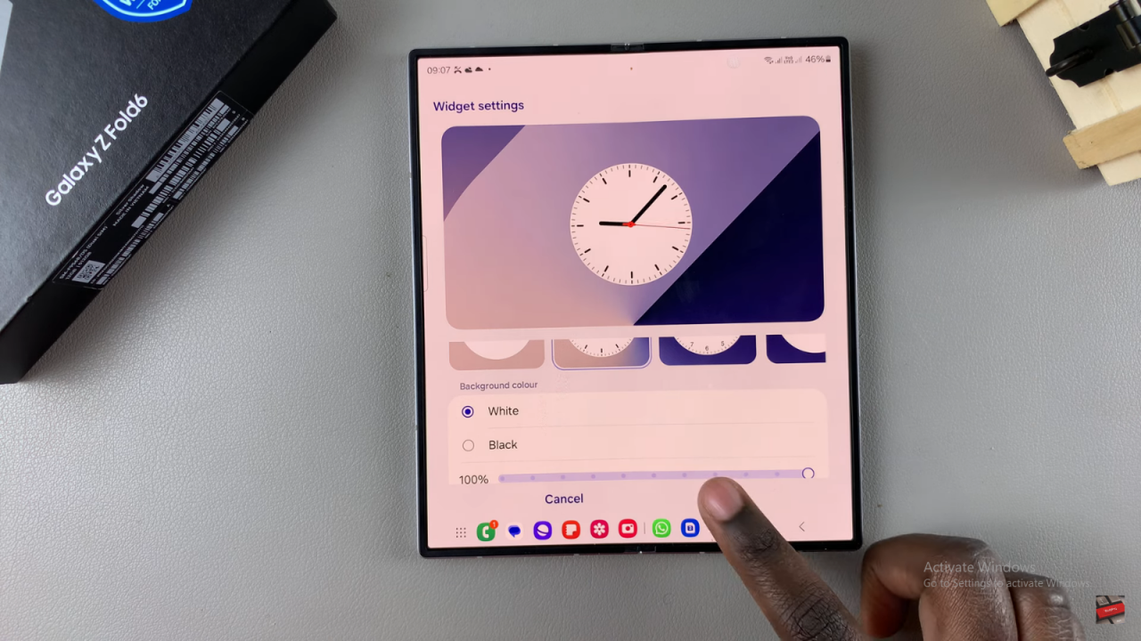 FIX Missing Clock Widget On Home Screen Of Samsung Galaxy Z Fold 6