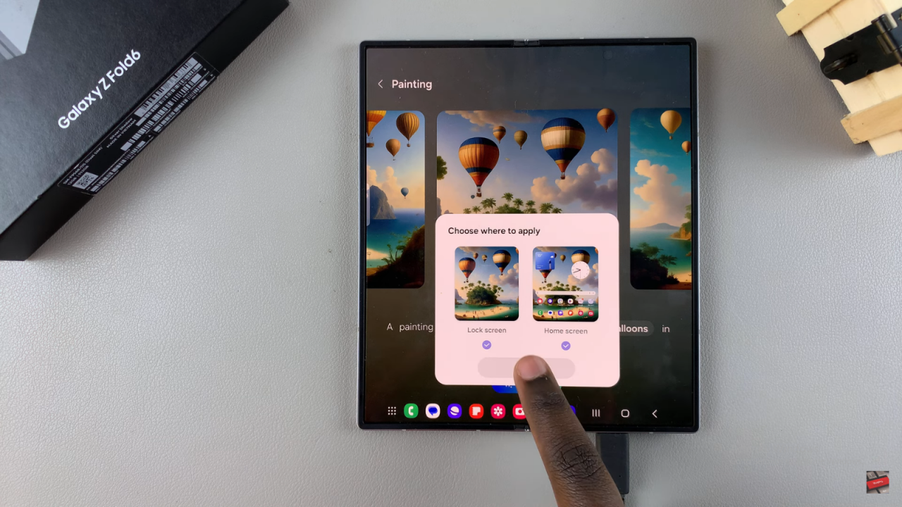 Generate Custom AI Wallpapers On Samsung Galaxy Z Fold 6