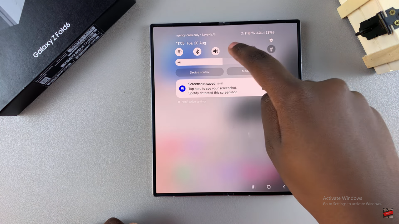 Disable Flex Mode Panel On Samsung Galaxy Z Fold 6