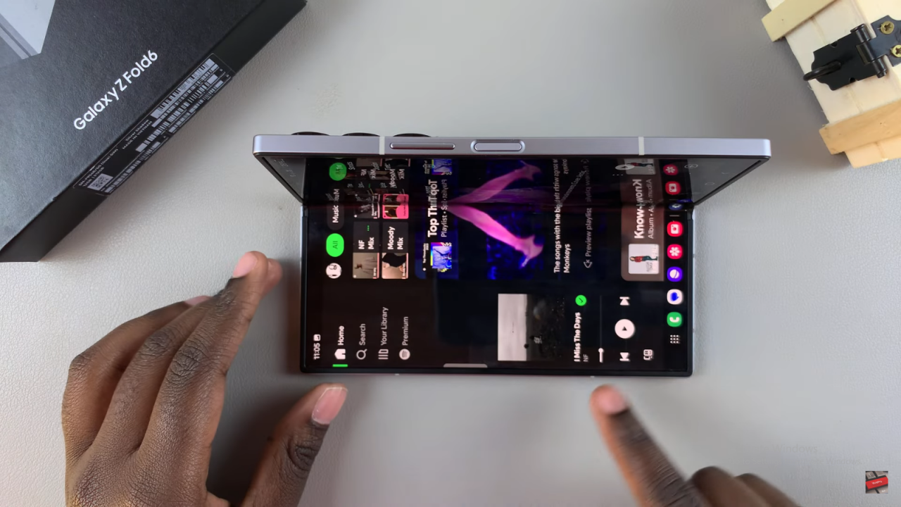 Disable Flex Mode Panel On Samsung Galaxy Z Fold 6