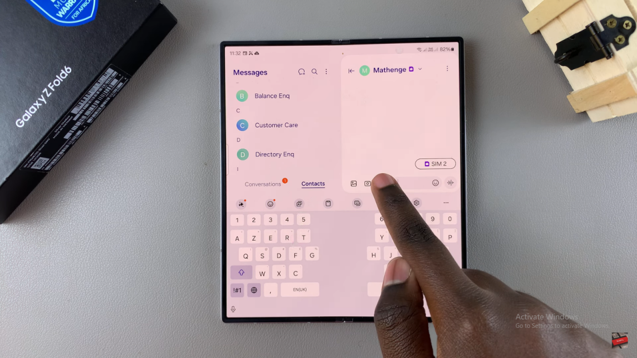 Schedule Text Messages In Samsung Galaxy Z Fold 6