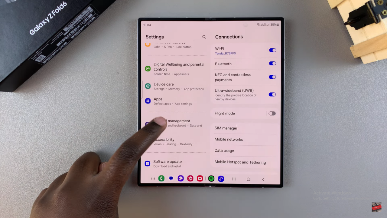 Add Google Password Manager To Home Screen On Samsung Galaxy Z Fold 6