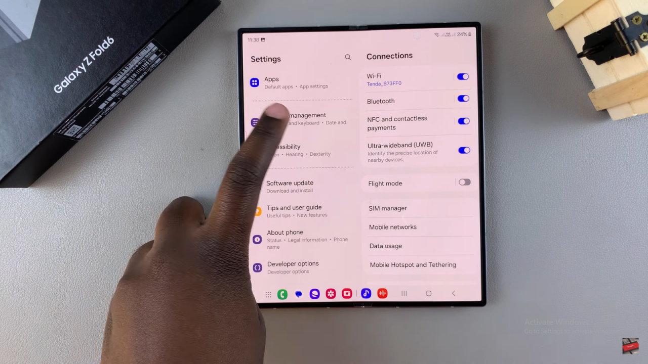  Add Text Shortcuts On Keyboard On Samsung Galaxy Z Fold 6