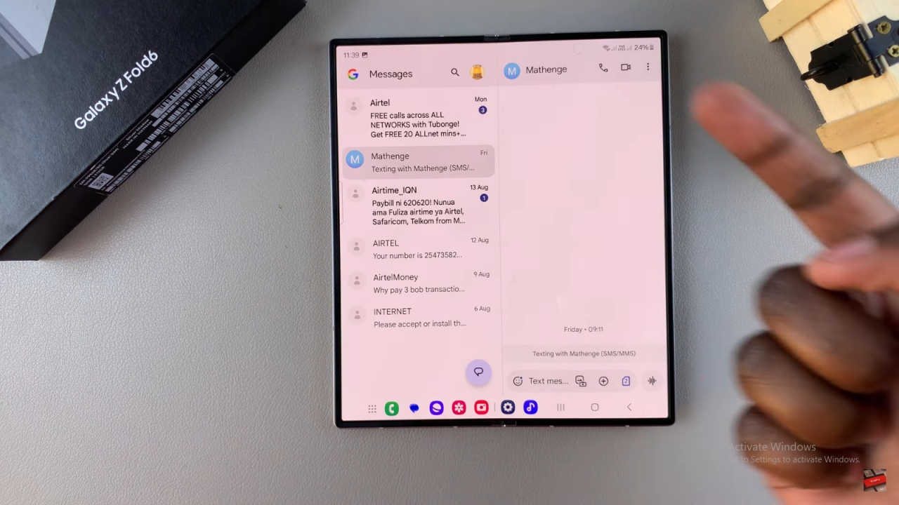  Add Text Shortcuts On Keyboard On Samsung Galaxy Z Fold 6