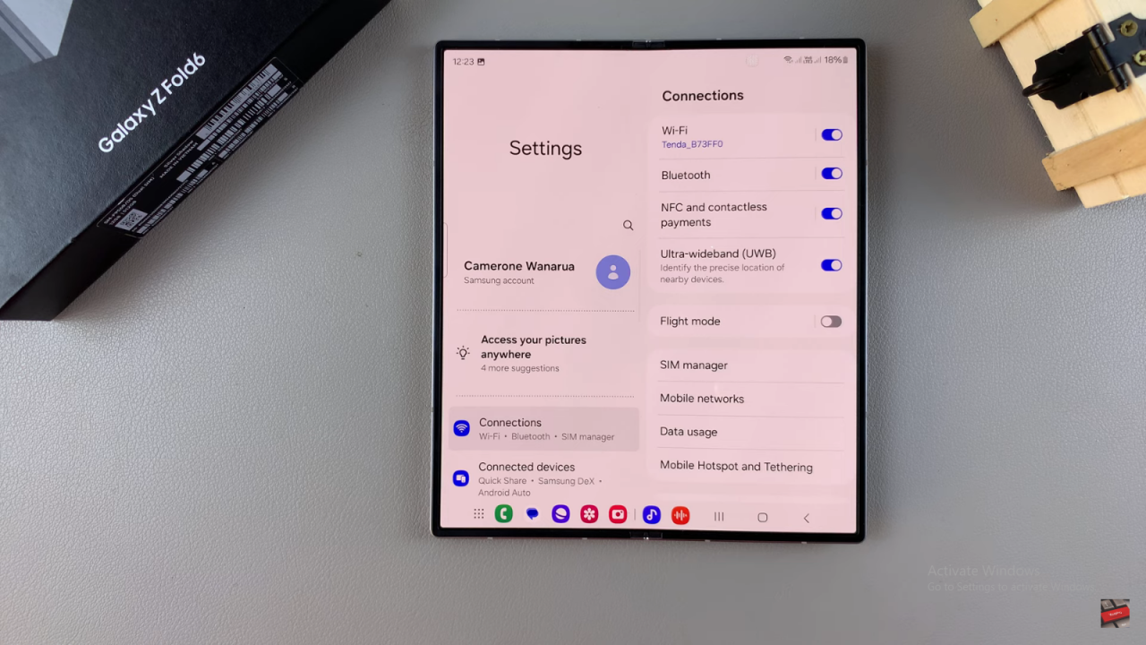 Customize 'Continue Apps On Cover Screen' Of Samsung Galaxy Z Fold 6