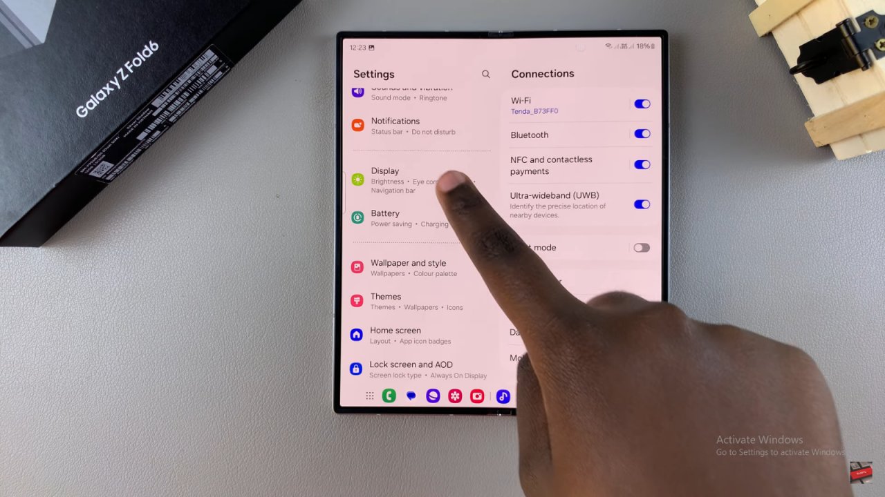 Customize 'Continue Apps On Cover Screen' Of Samsung Galaxy Z Fold 6