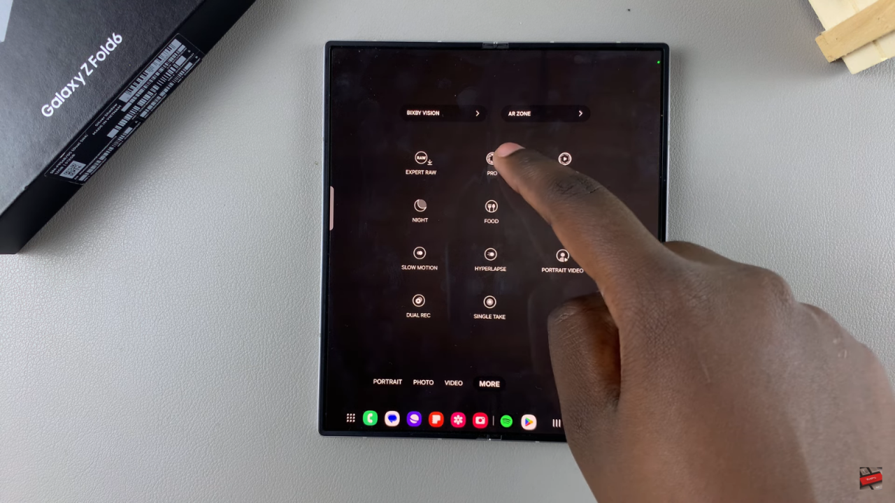 Use Pro Mode On Samsung Galaxy Z Fold 6