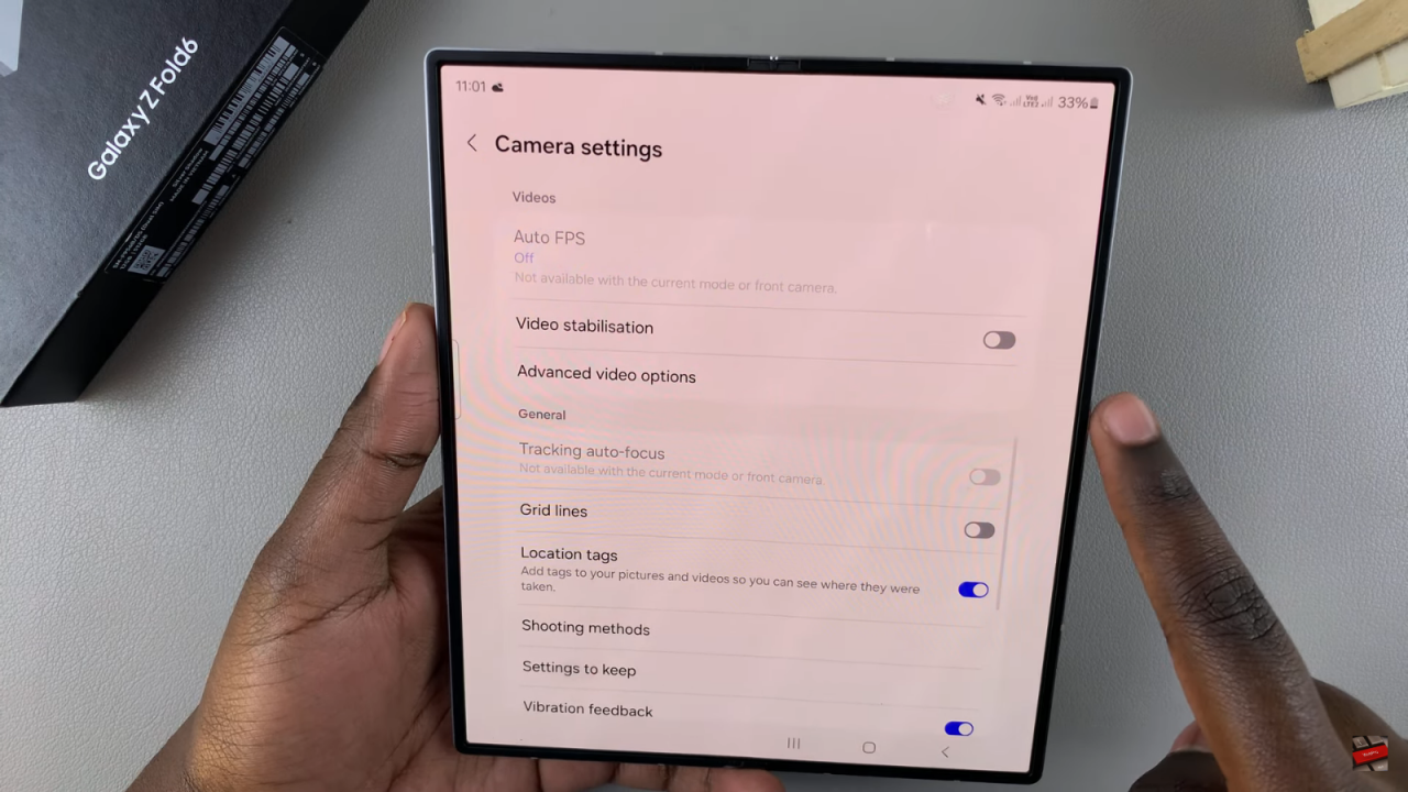 Take Time Lapse Videos On Samsung Galaxy Z Fold 6