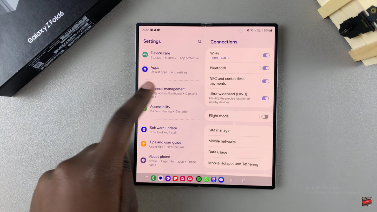 Enable Voice Input Speech to Text On Samsung Galaxy Z Fold 6