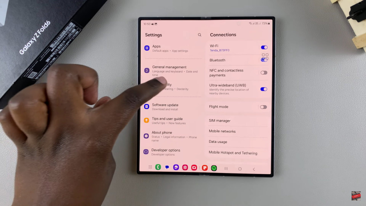  Customize Assistant Menu On Samsung Galaxy Z Fold 6