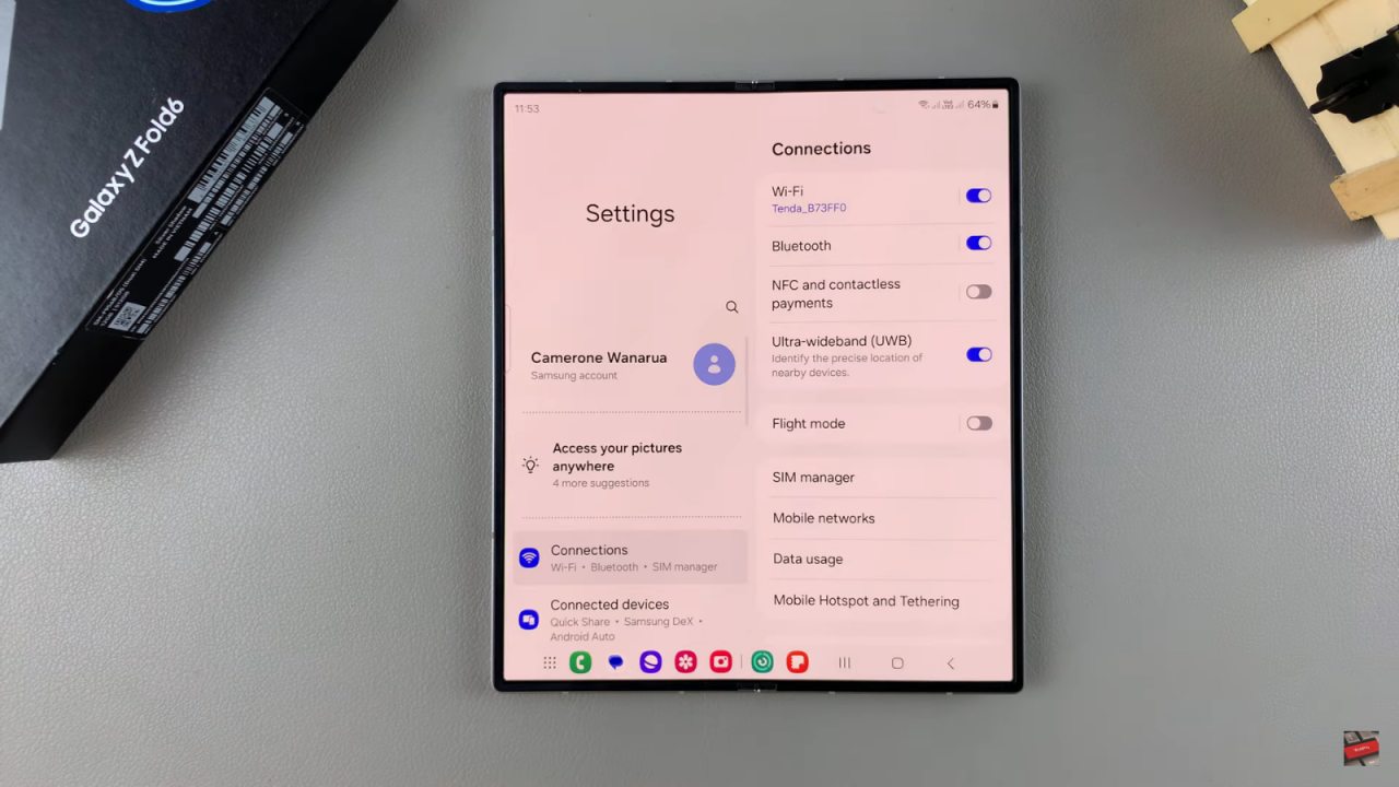 Change Vibration Intensity On Samsung Galaxy Z Fold 6