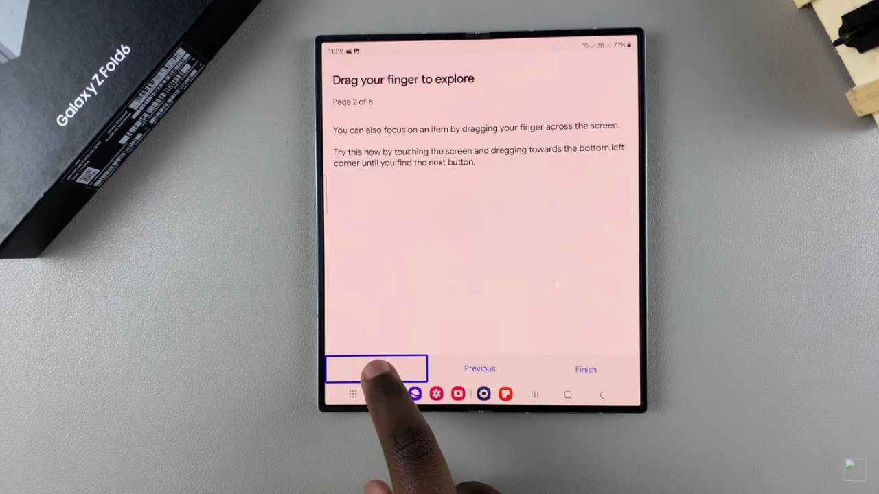 Enable TalkBack On Samsung Galaxy Z Fold 6