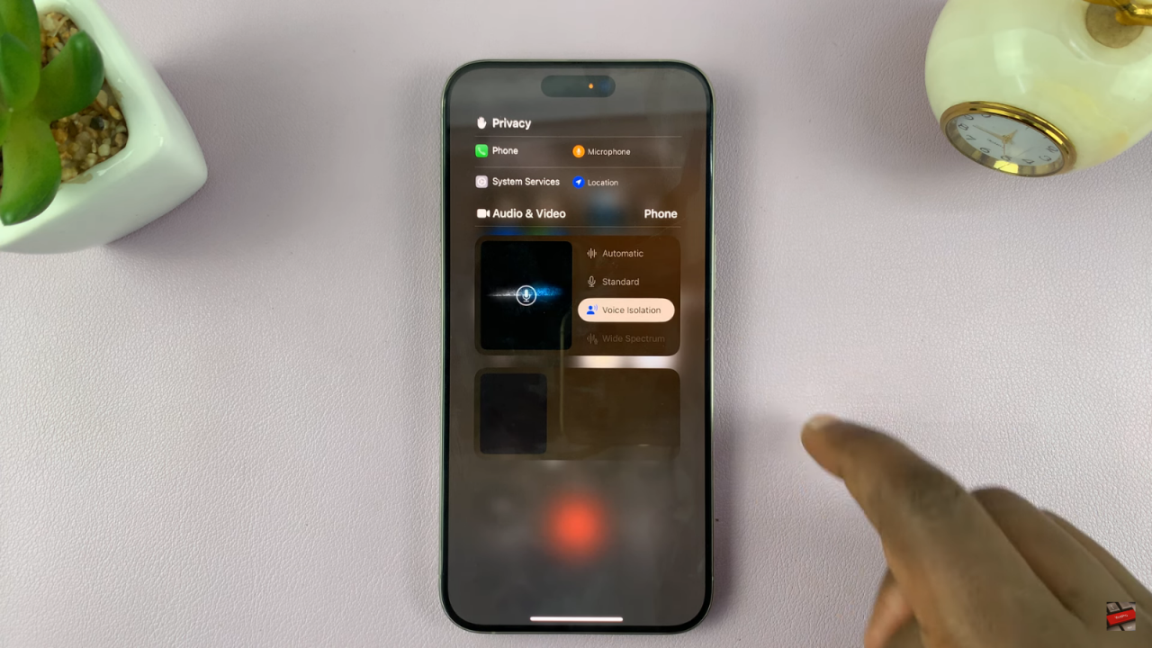 Enable Voice Isolation During Phone Calls On iPhone