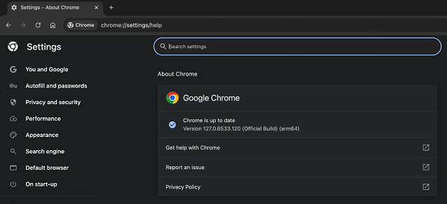 Update Google Chrome On Mac / MacBook