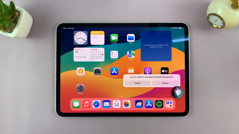 How To Restart iPad With Siri