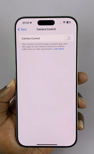 Disable Camera Control Button On iPhone 16 / 16 Pro