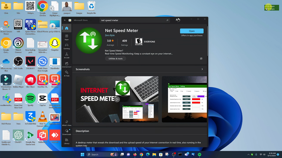 Inicie Net Speed ​​​​Limiter en Windows 11