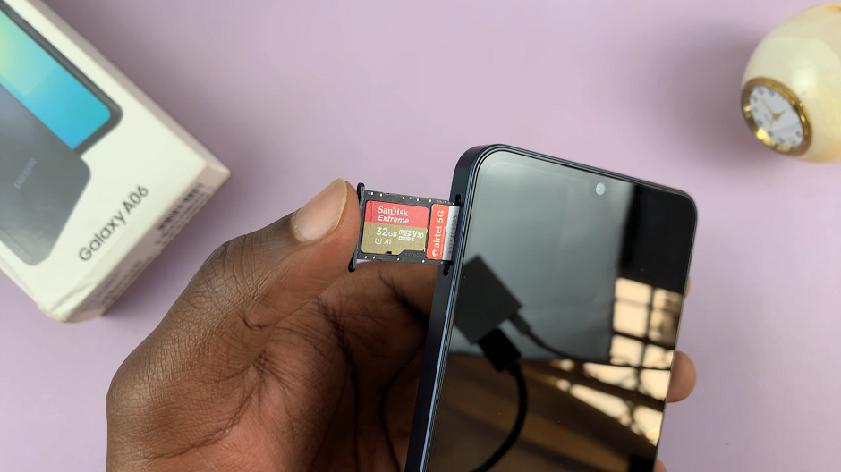 How To Insert SIM Cards On Samsung Galaxy A06