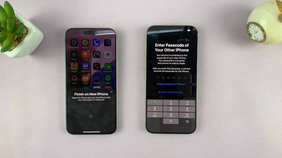 Enter Passcode Of Your Other iPhone