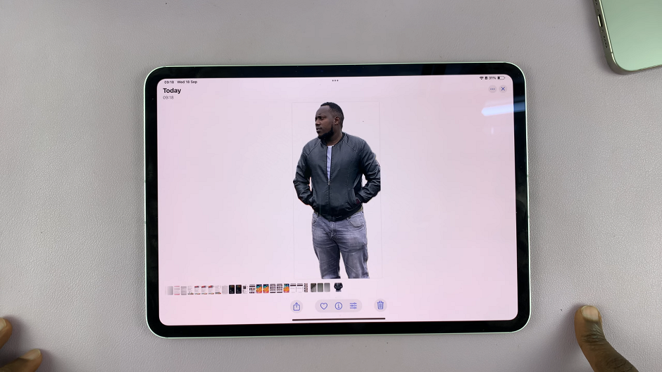 Delete Background On iPad Photos