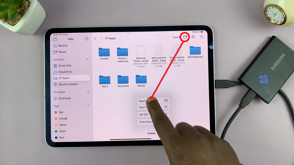 How To Create a New Folder In Files App On iPad