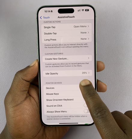 AssistiveTouch Idle Opacity On iPhone