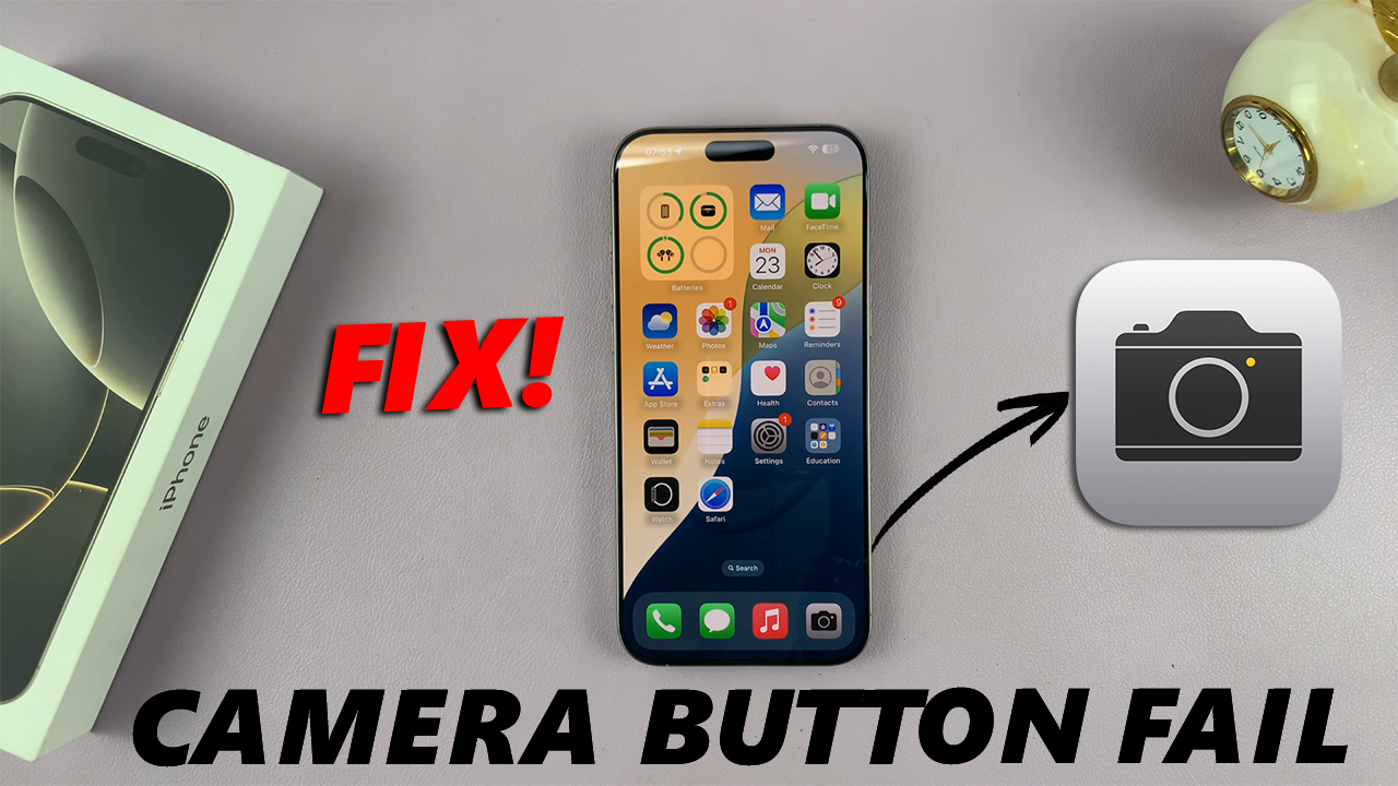 How To FIX Camera Control Button Not Working On iPhone 16's