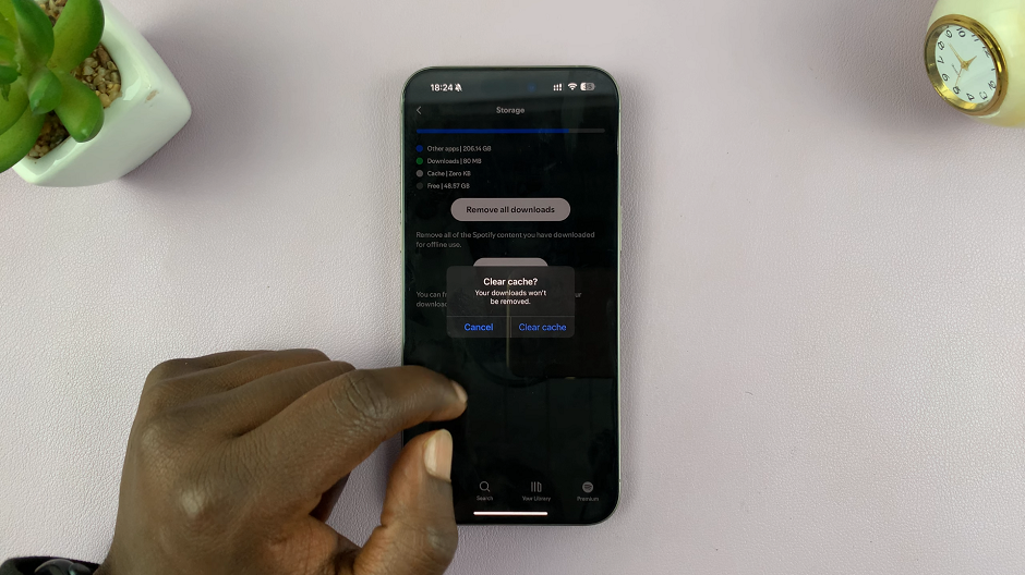 Clear Spotify Cache On iPhone 