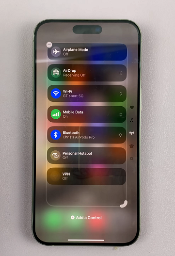 Remove Control Center Page On iPhone