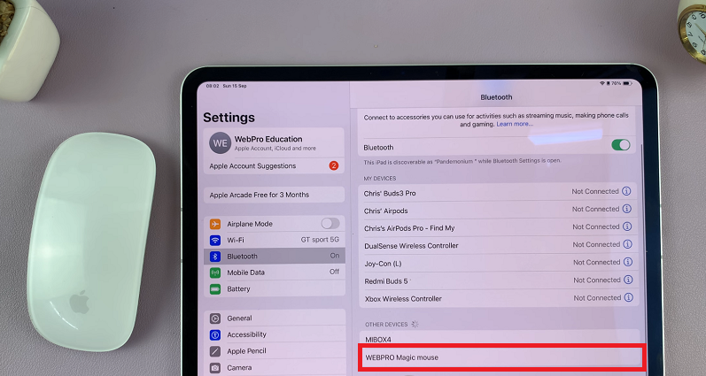 How To Connect Magic Mouse To iPad