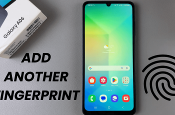 How To Add Another Fingerprint On Samsung Galaxy A06