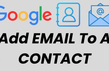 How To Add Email To Contact On Google