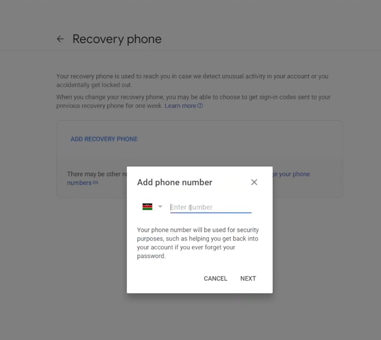 How To Add Phone Number To Google Account