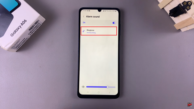 How To Change Alarm Sound On Samsung Galaxy A06