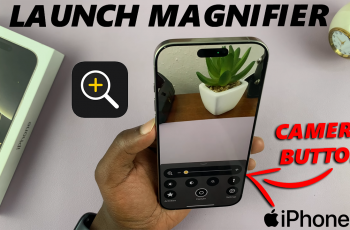 How To Change Camera Control Button To Magnifier Button On iPhone 16