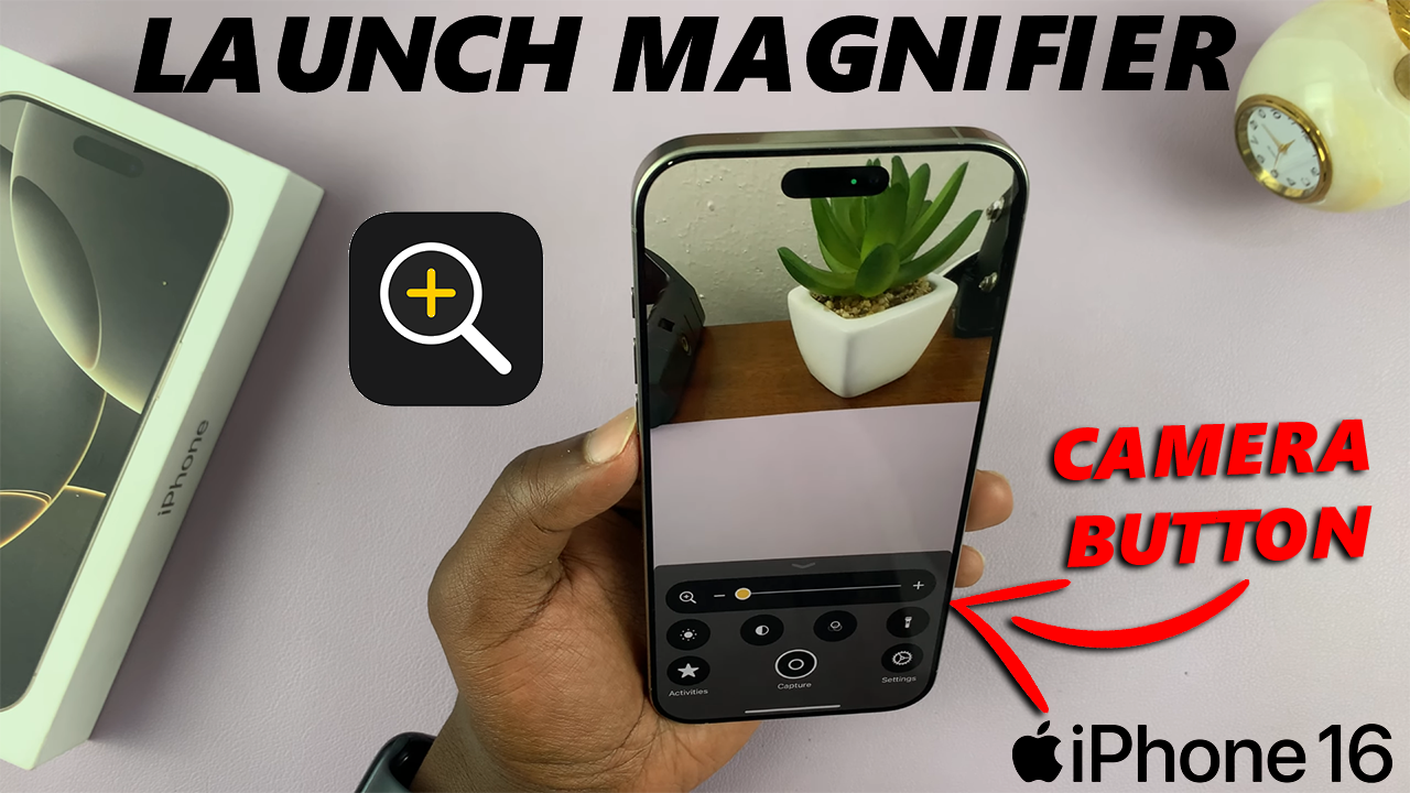 How To Change Camera Control Button To Magnifier Button On iPhone 16